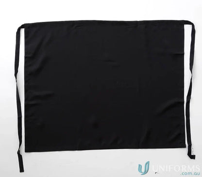 Bocini WA0604 Polyester Drill Half Apron With Pocket in Black
