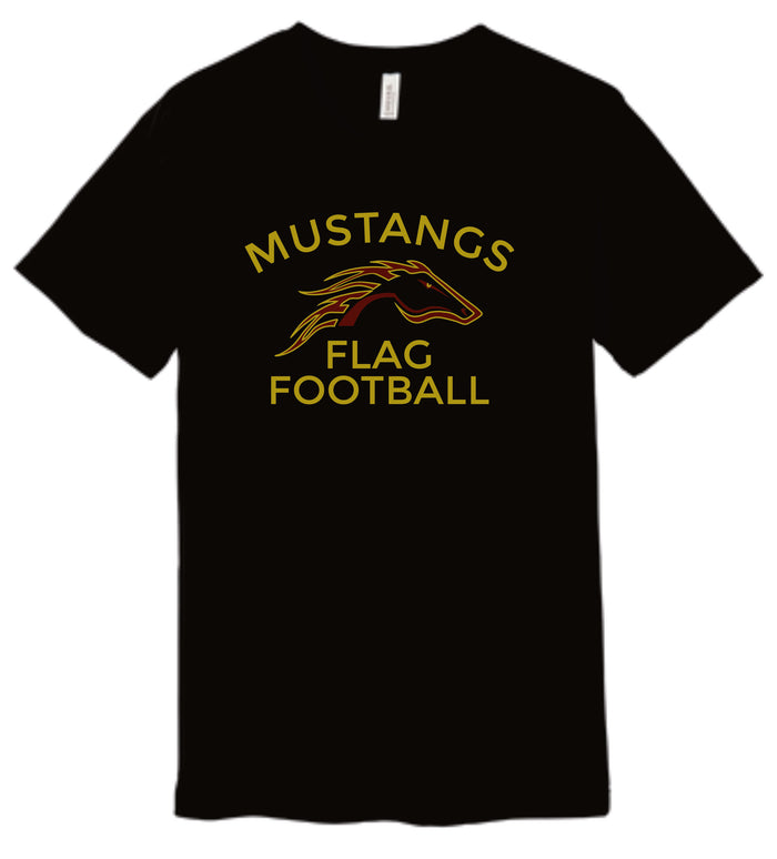 Pondo Flag Football LOGO DESIGN Bella Canvas Tee- Matte or Glitter
