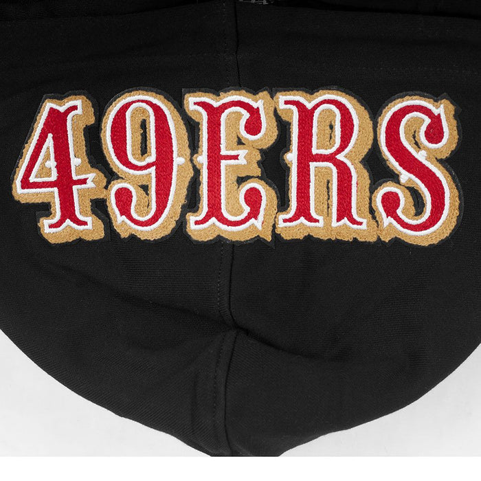 Black and red Pro Standard 49ers City Ransom hoodie with bold team logo and stylish design details