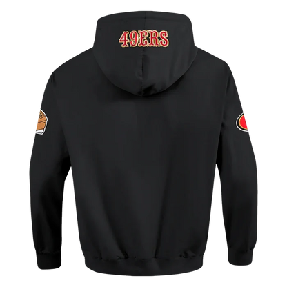 Pro Standard 49ers Classic Full Zip Wind Hoodie - Black (FS45410640-BLK)