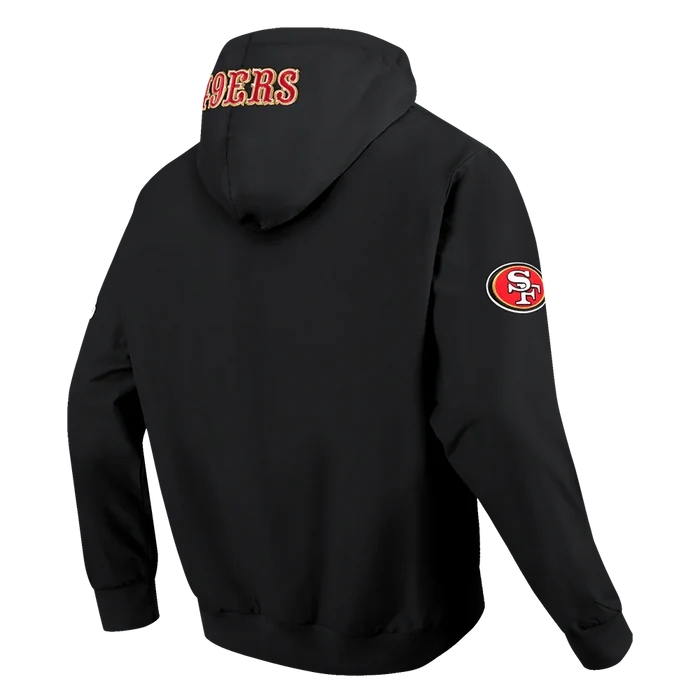 Pro Standard 49ers Classic Full Zip Wind Hoodie - Black (FS45410640-BLK)