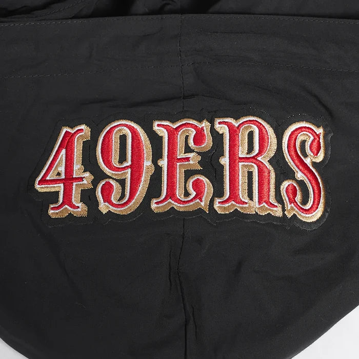 Pro Standard 49ers Classic Full Zip Wind Hoodie - Black (FS45410640-BLK)