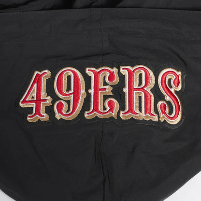 Pro Standard 49ers Classic Full Zip Wind Hoodie - Black (FS45410640-BLK)