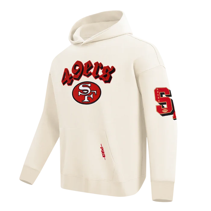 Pro Standard San Francisco 49ers Best Of Pull Over Hoodie - Eggshell (FS45410965-EGG)
