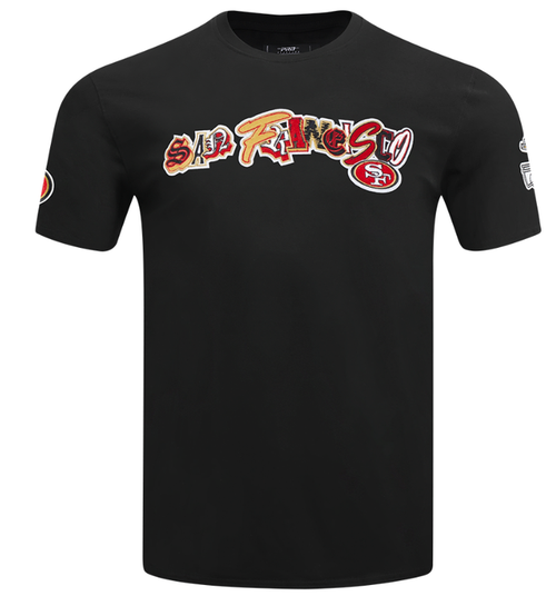 Pro Standard San Francisco 49ers City Ransom Tee in black color with team logo and text design