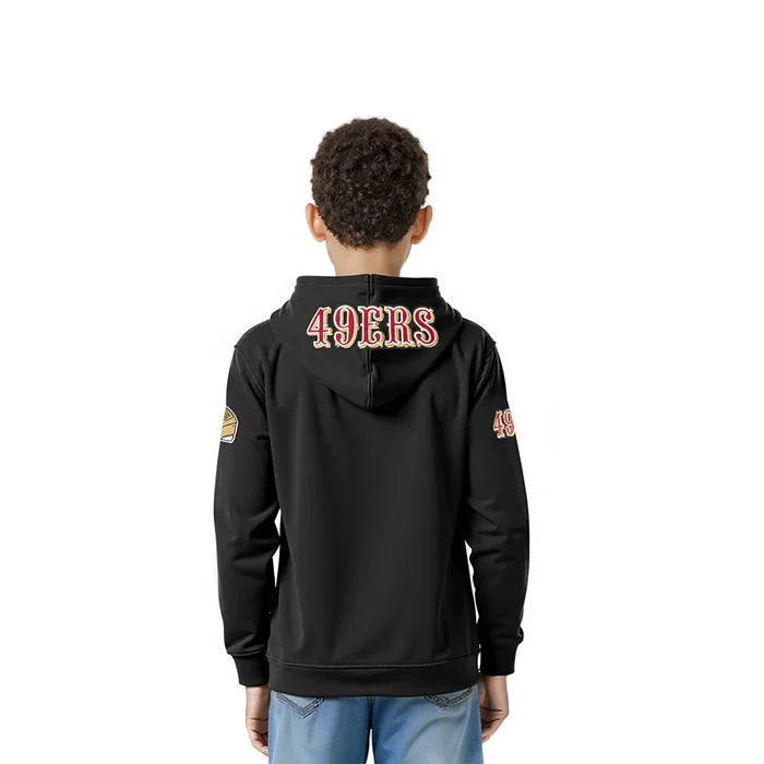 Pro Standard San Francisco 49ers Classic Toddler Full Zip Hoodie - Black (FS4T5410721-BLK)