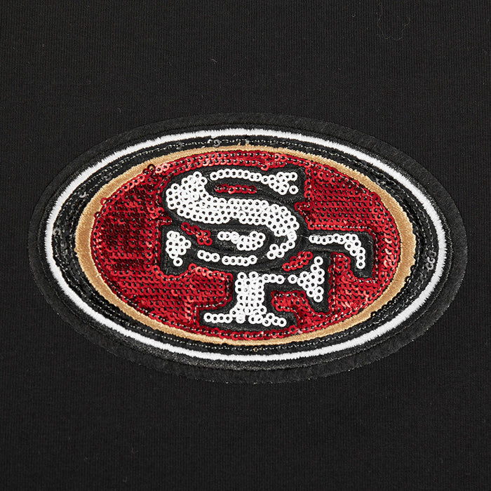 Pro Standard San Francisco 49ers Game Day Classics Women's Baby Doll Tee - Black (FS4A410538-BLK)