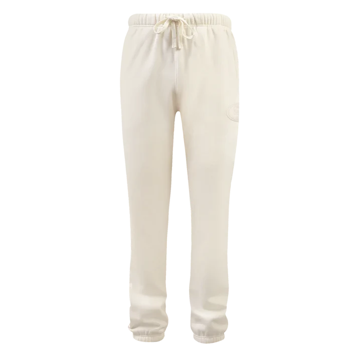 Pro Standard San Francisco 49ers Neutral Logo Sweatpants - Eggshell (FS4444636-EGG)