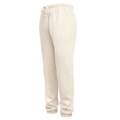 Pro Standard San Francisco 49ers Neutral Logo Sweatpants - Eggshell (FS4444636-EGG)