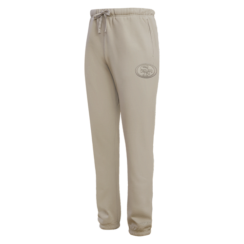Pro Standard San Francisco 49ers Neutral Logo Sweatpants - Taupe (FS4444636-TAU)