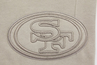 Pro Standard San Francisco 49ers Neutral Logo Sweatpants - Taupe (FS4444636-TAU)