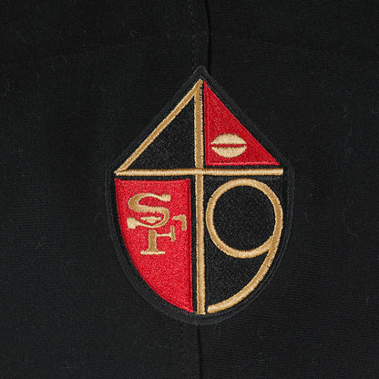 Pro Standard San Francisco 49ers Retro Classics Little Boy's Pullover Hoodie - Black/Red/Black (FS4L5411608-BRK)