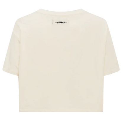 Pro Standard San Francisco 49ers Retro Classics Women's Boxy Tee - Eggshell (FS4A43617-EGG)