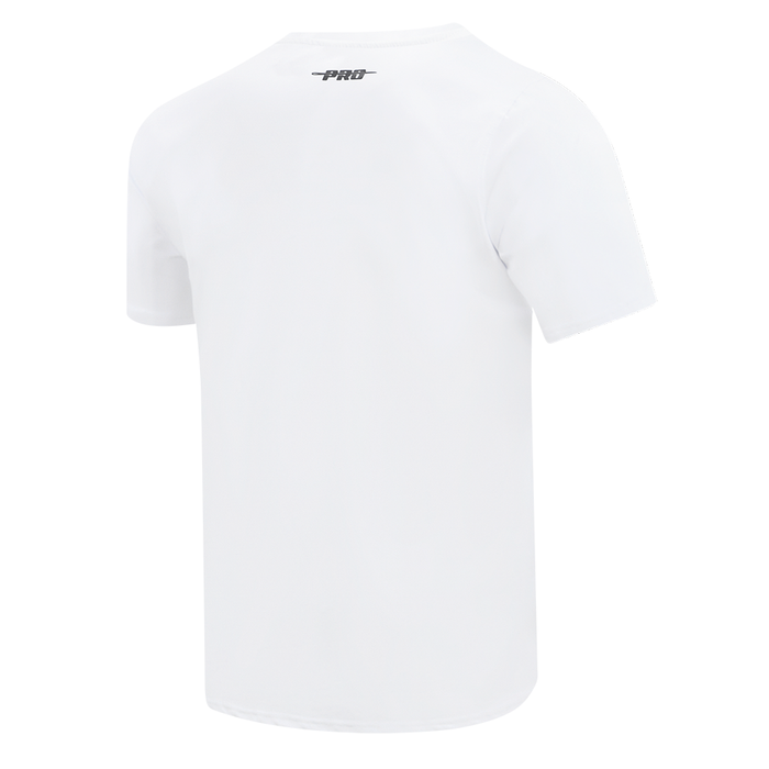 San Francisco 49ers white men's tee shirt with official team logo and souvenir design