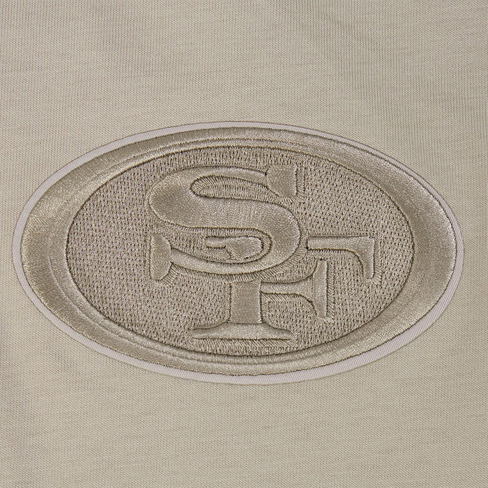 Pro Standard San Francisco 49ers Wingspan Drop Shoulder Tee - Taupe (FS41410470-TAU)
