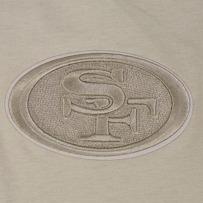 Pro Standard San Francisco 49ers Wingspan Drop Shoulder Tee - Taupe (FS41410470-TAU)