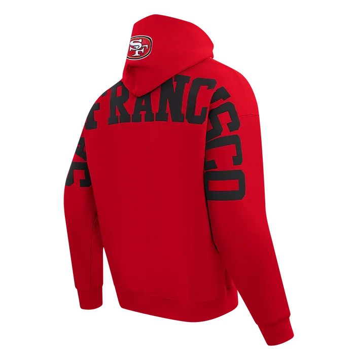 Pro Standard San Francisco 49ers Wingspan Hoodie - Red (FS45410468-RED)