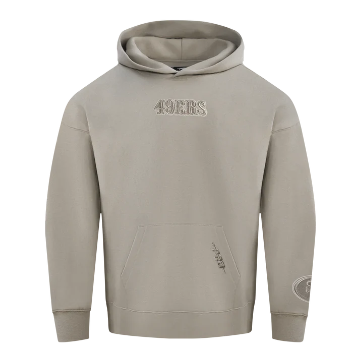 Pro Standard San Francisco 49ers Wingspan Hoodie - Taupe (FS45410468-TAU)