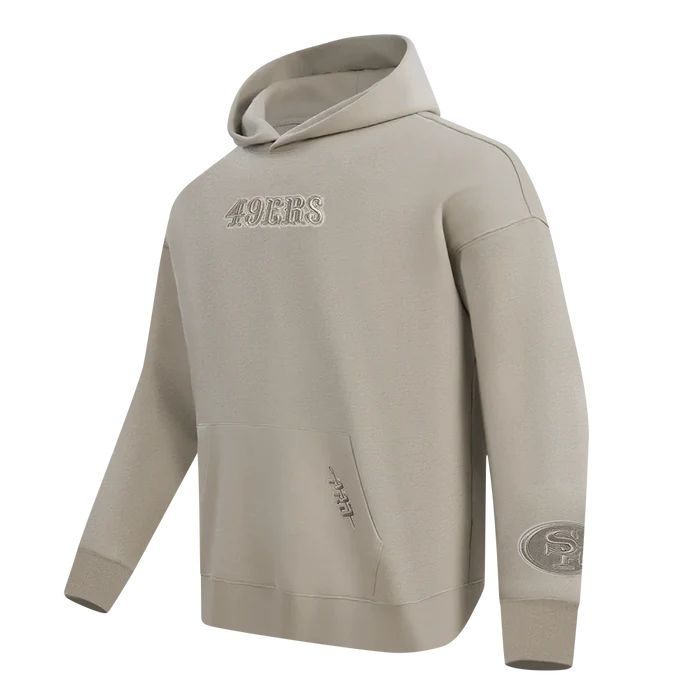 Pro Standard San Francisco 49ers Wingspan Hoodie - Taupe (FS45410468-TAU)