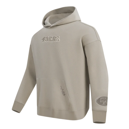 Pro Standard San Francisco 49ers Wingspan Hoodie - Taupe (FS45410468-TAU)