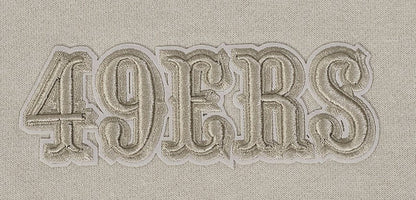 Pro Standard San Francisco 49ers Wingspan Hoodie - Taupe (FS45410468-TAU)