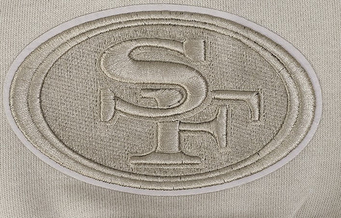 Pro Standard San Francisco 49ers Wingspan Hoodie - Taupe (FS45410468-TAU)