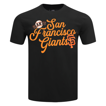 Pro Standard San Francisco Giants souvenir black men's short sleeve tee shirt featuring team logo