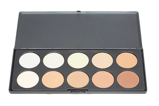 Elan Makeup Studio Professional Contour and Highlight Palette for Face Sculpting