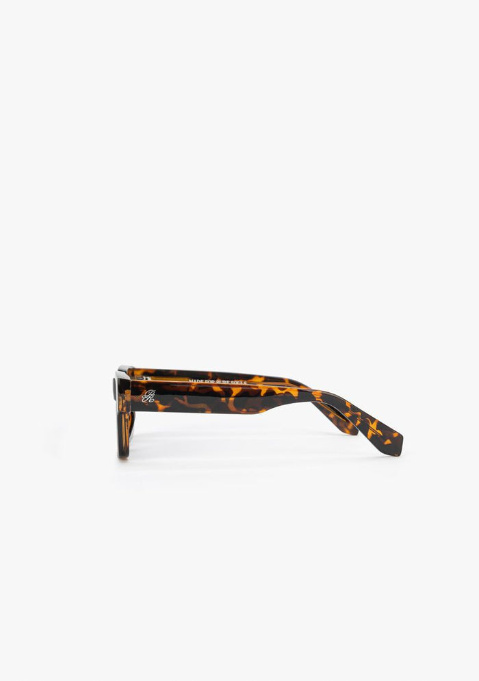 Stylish PURE Monclair Tortoise Sunglasses in authentic tortoise pattern with durable build