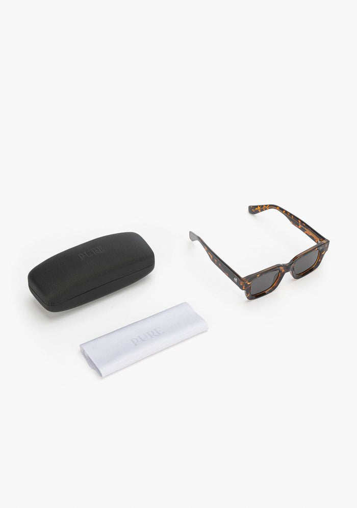 Authentic PURE Monclair Tortoise Sunglasses with high-quality tortoise shell finish and comfortable fit