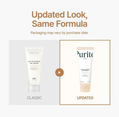 Purito Oat - In Calming Gel Cream 100ml. كريم جل مهدئ من بوريتو الشوفان - Princess Cosmetics Qatar