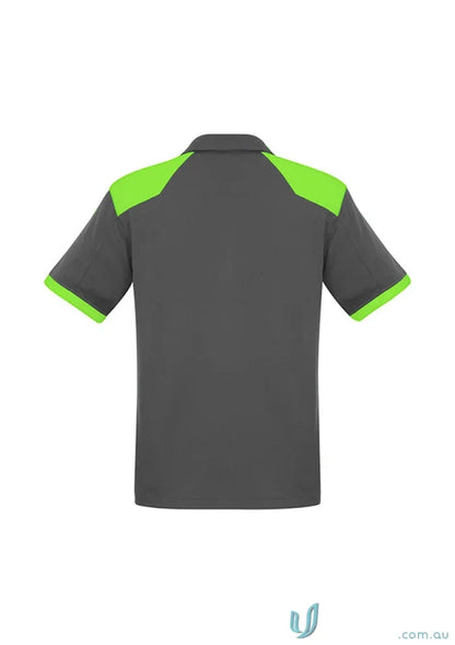 Gray and green Rival Polo shirt from the Business Collection, perfect for corporate teams