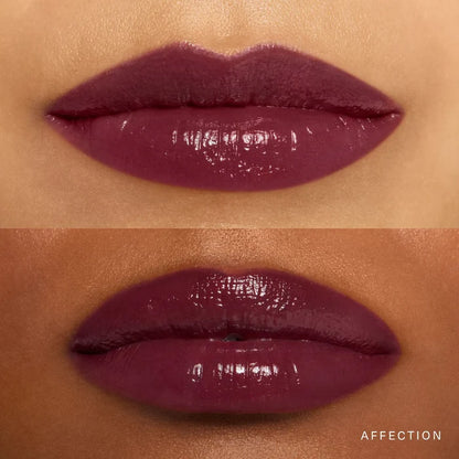 Rare Beauty Soft Pinch Tinted Lip Oil stain in various shades, featuring a sleek applicator and vibrant, glossy finish.