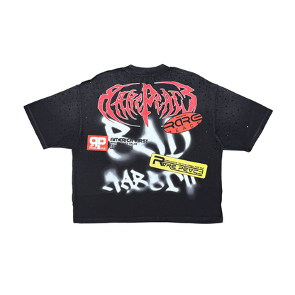 Rare Peace "Clown" Sleeveless Black Tee