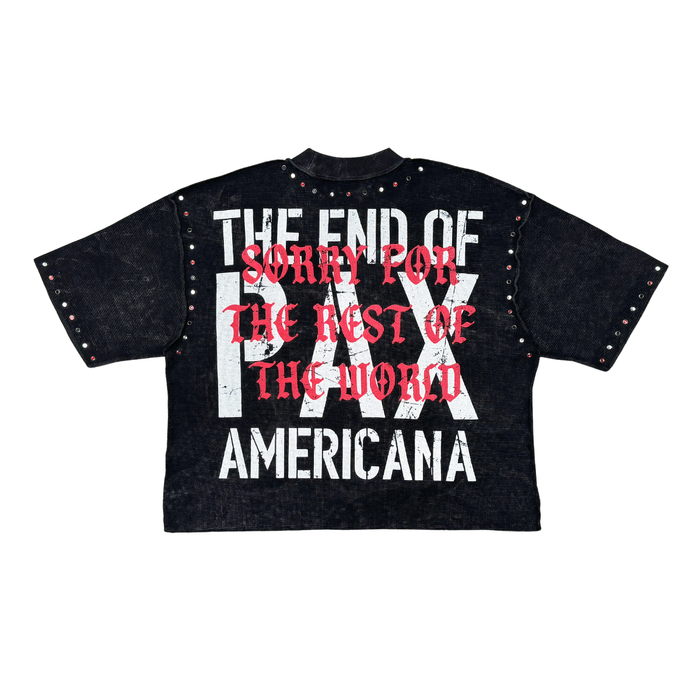 Rare Peace "Prayer Hands" Waffle Black Tee