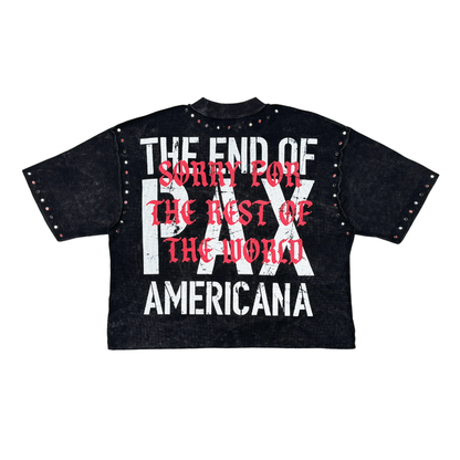 Rare Peace "Prayer Hands" Waffle Black Tee