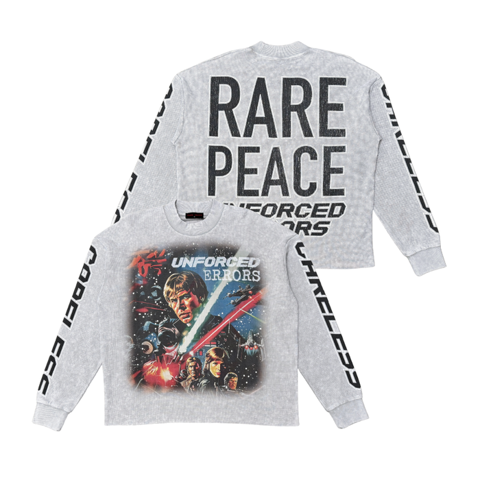 Rare Peace "Star Wars" Rhinestone Grey Thermal Long Sleeve
