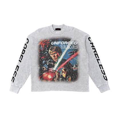 Rare Peace "Star Wars" Rhinestone Grey Thermal Long Sleeve