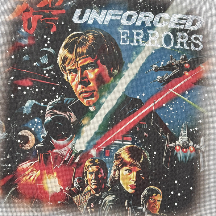 Rare Peace "Star Wars" Rhinestone Grey Thermal Long Sleeve