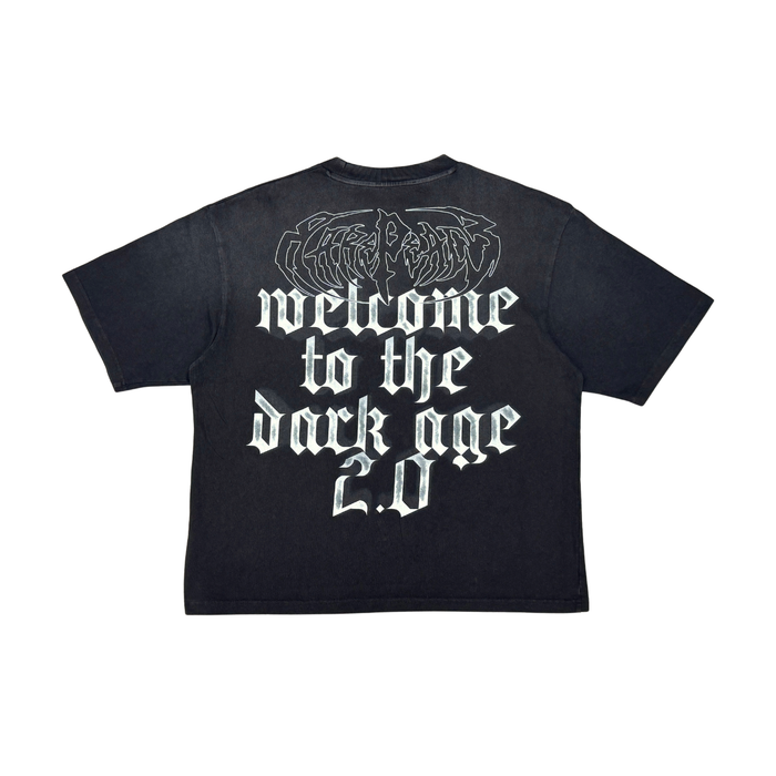 Rare Peace "Trust No One Flames" Rhinestone Black Tee