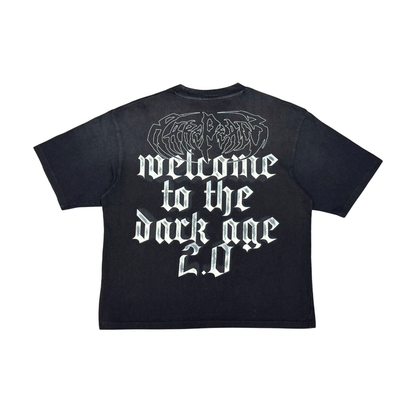 Rare Peace "Trust No One Flames" Rhinestone Black Tee