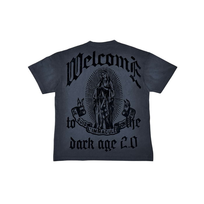 Rare Peace "Virgin Mary Washed" Dark Grey Tee