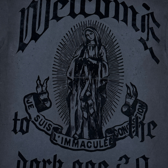 Rare Peace "Virgin Mary Washed" Dark Grey Tee
