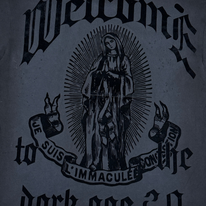 Rare Peace "Virgin Mary Washed" Dark Grey Tee