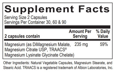 Reacted Magnesium (60 ct) by Ortho Molecular