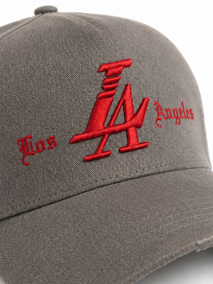 Reference "La Vida" Snapback Hat - Washed Gray (REF901)