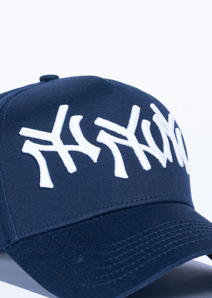 Reference "NY Multi" Snapback Hat - Navy (REF835)
