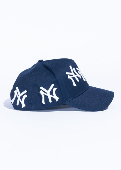 Reference "NY Multi" Snapback Hat - Navy (REF835)