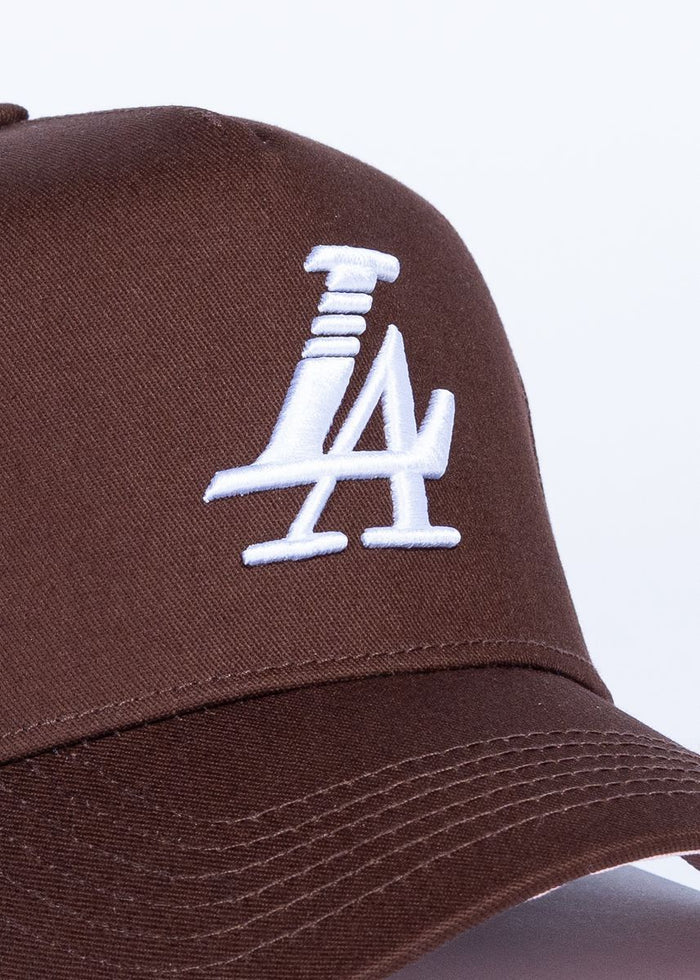 Reference "Paradise LA" Snapback Hat - Brown (REF140)