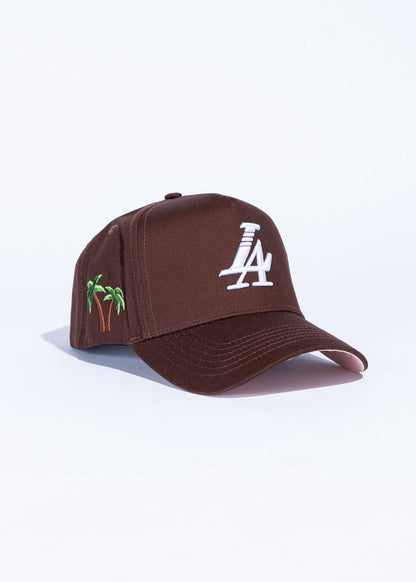 Reference "Paradise LA" Snapback Hat - Brown (REF140)